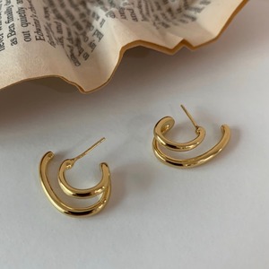 two fold pierce【 2color 】