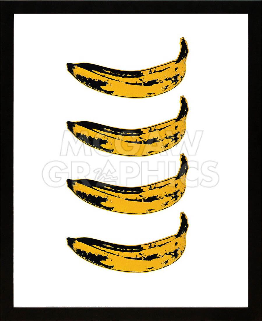 アンディウォーホル バナナx4 Banana 1966 展示用フック付ポスター ポップアート 絵画 インテリア 家具 絵画 アートショップフォームス