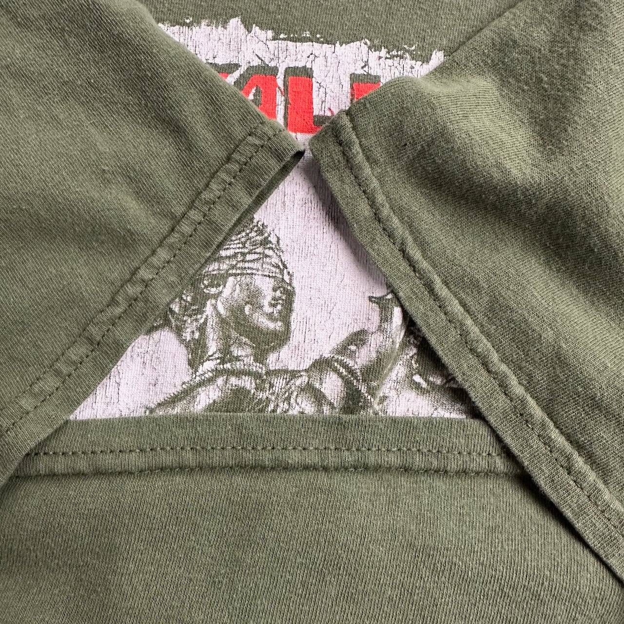 METALLICA メタリカツアーTシャツ Mサイズカーキ