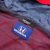 希少 レア HONDA ホンダ DANBIRD / オンワード樫山 レーシング ナイロン マウンテンパーカー ジャケット /アウター レッド系 背面ワッペン