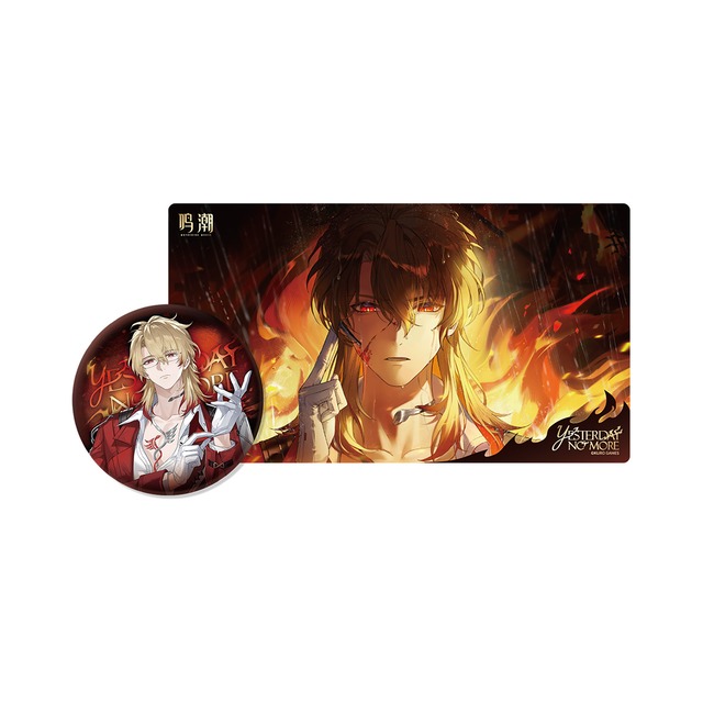 鳴潮 「ノーモア・オールドデイズ」シリーズ リューク・ヘルセン 缶バッジ＆レンチキュラーカードセット