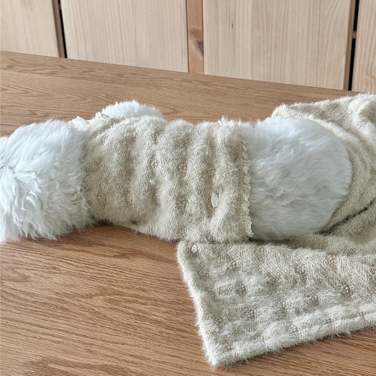 【即納】EYOU ボドリ セーター｜ベージュ - 10