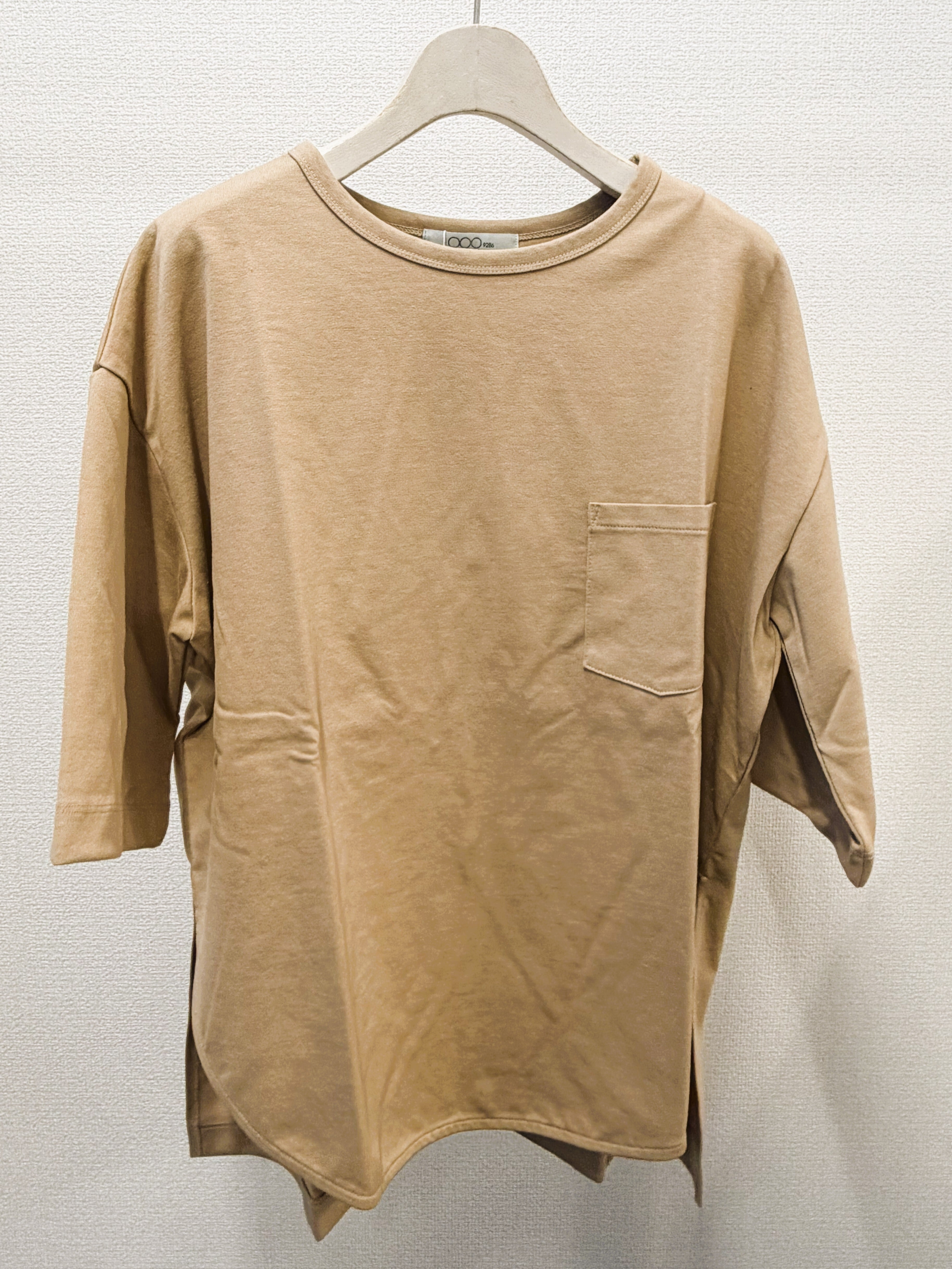 パラスパレス今季新品　山百合柄ドルマン袖シャツベージュ　25300円　0 フリー ○○○9286】デラヴェ交編式天竺ドルマンスリーブTシャツ (8807-63024