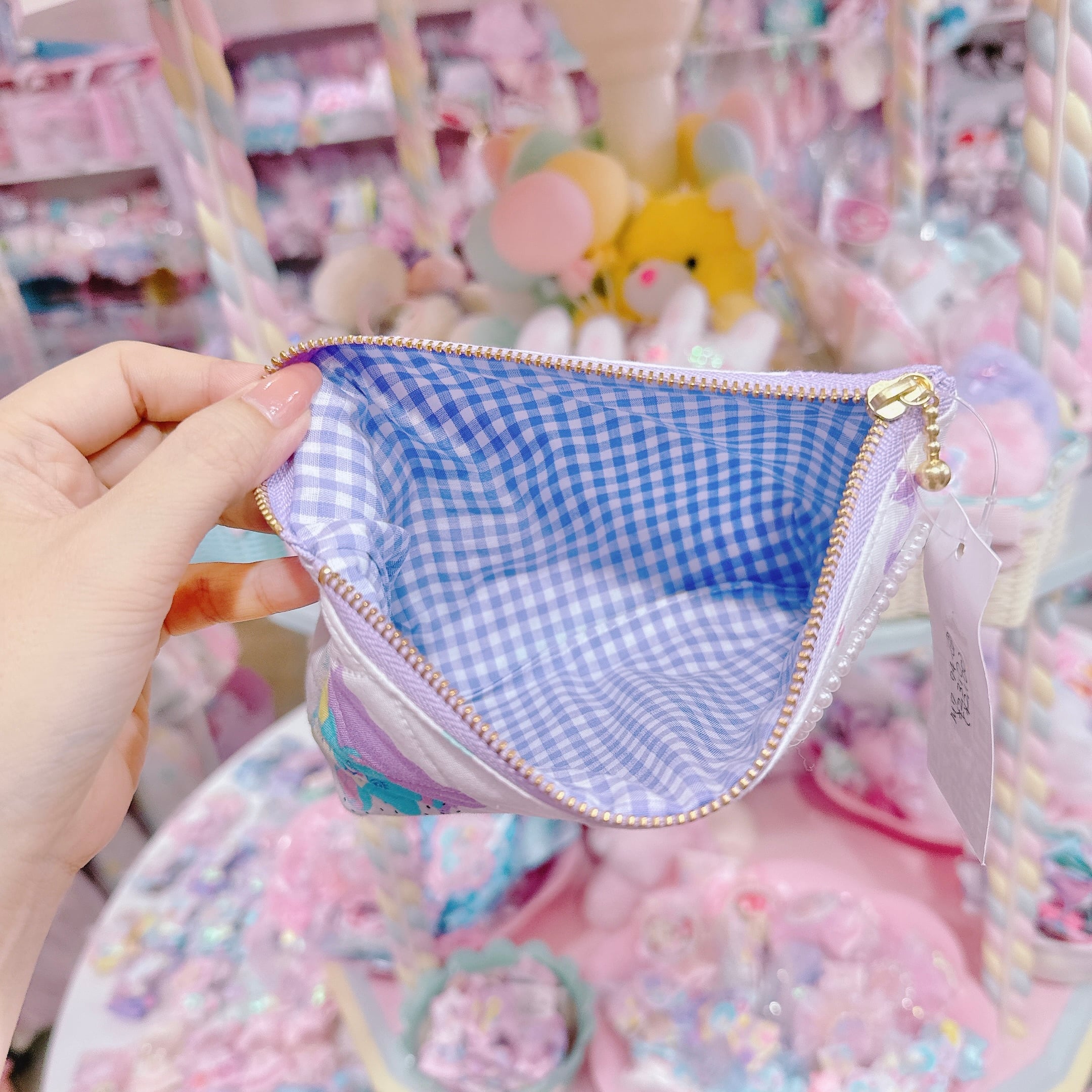 【M7】74-12マチ付きシャカシャカポーチ