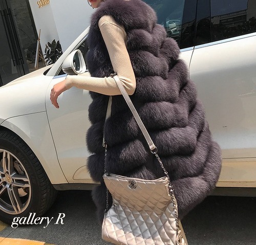 ★リアルフォックス　FOX　ロングベスト　ジレ★