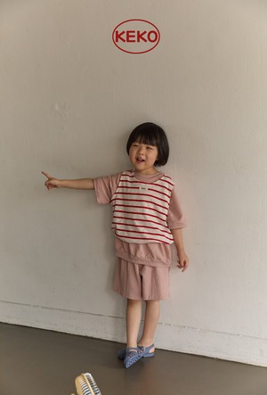 [KEKO] Watermelon Stripe Sleeveless / [케코] 수박줄나시