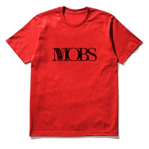 MOBS logo tee red