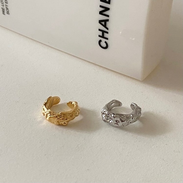 18k bumpy ear cuff【 2color 】