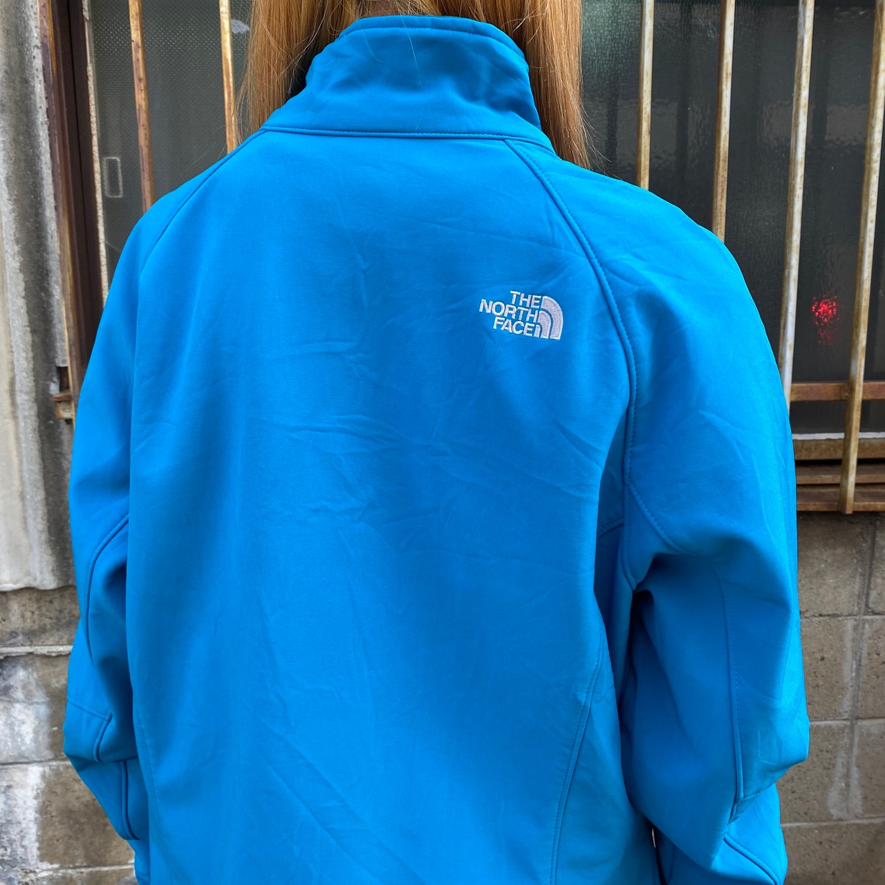 ザ ノースフェイス ソフトシェルジャケット レディースXL 古着 裏地 
