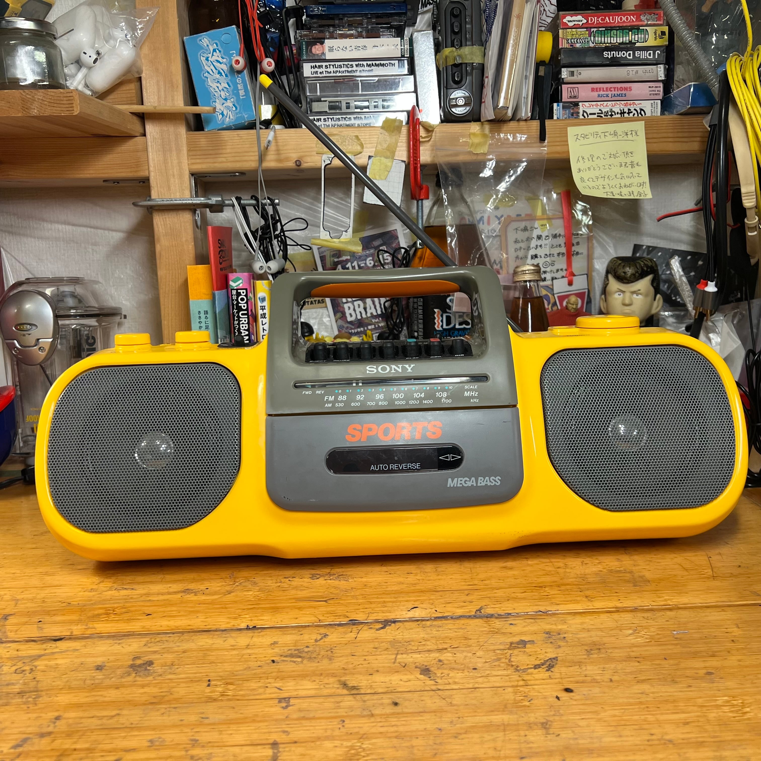 美品可動品]sony sports ソニースポーツ ラジカセCFM-104 | stability