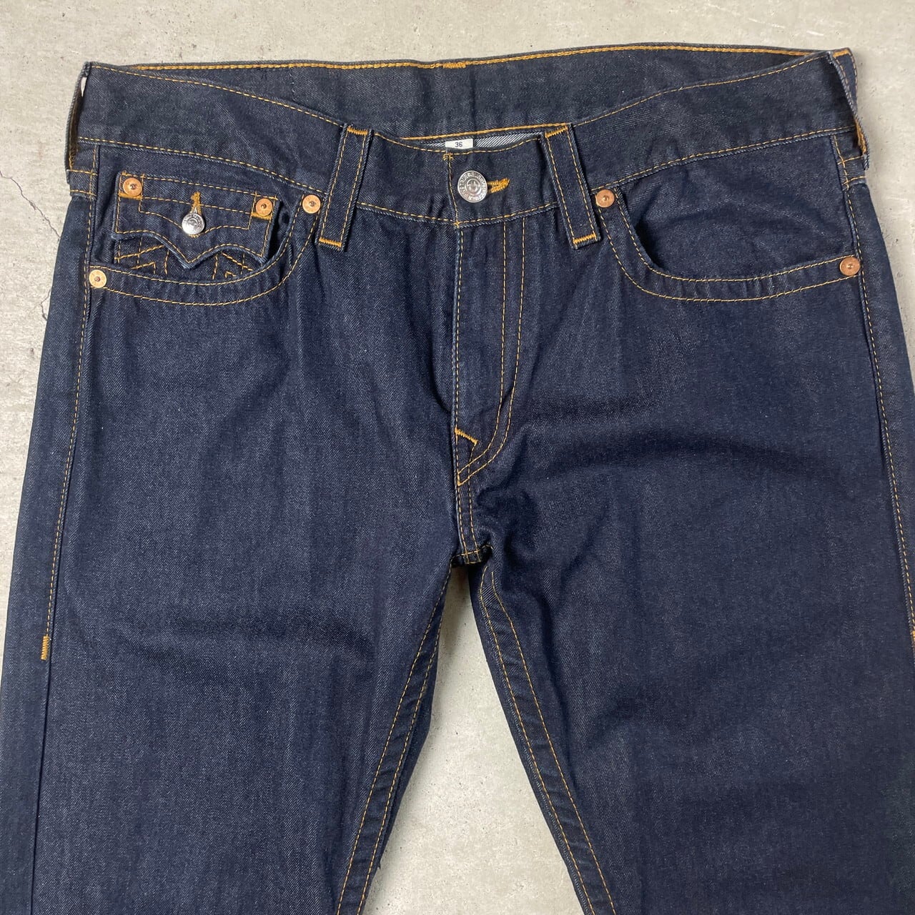 00年代 TRUE RELIGION トゥルーレリジョン ストレート デニムパンツ 