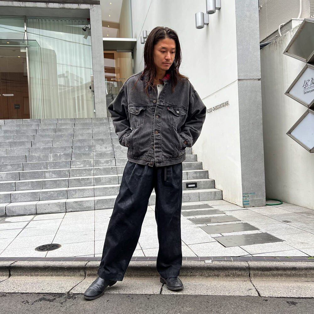 Levis 70417-9416] Vintage Black Denim Jacket [1980s-] Vintage