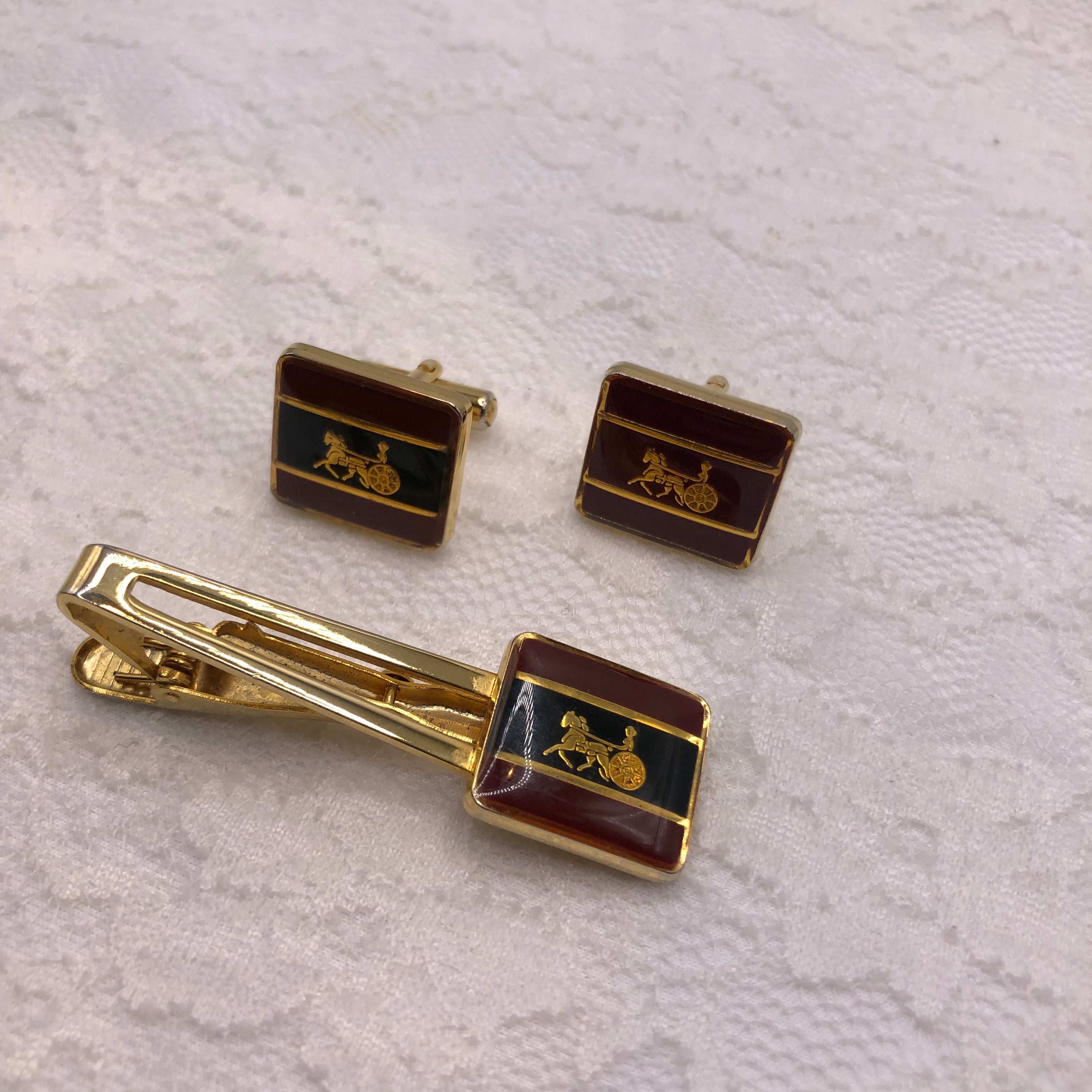 CELINE.OLD.CELINE.TIE.PIN.CUFF.BUTTON.CARRIAGE.RD&RD | ナンバー