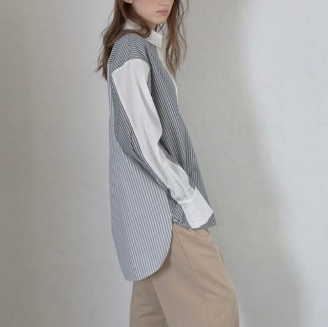 ユニセックスストライプシャツ