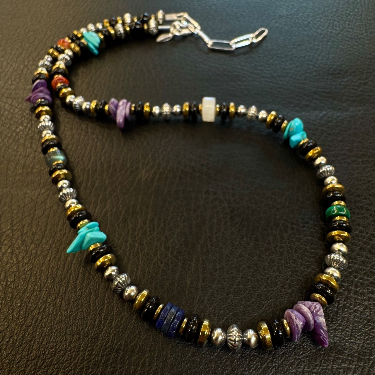 ブライト（Bright）ネックレス（Wave Hematite）Moonbow 45〜50cm - 2