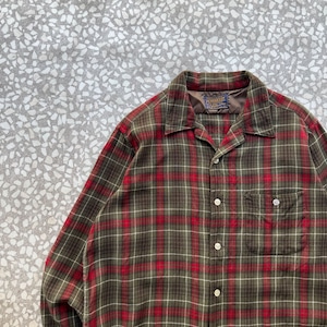 SIR PENDLETON / 60's wool board shirt sizeXL