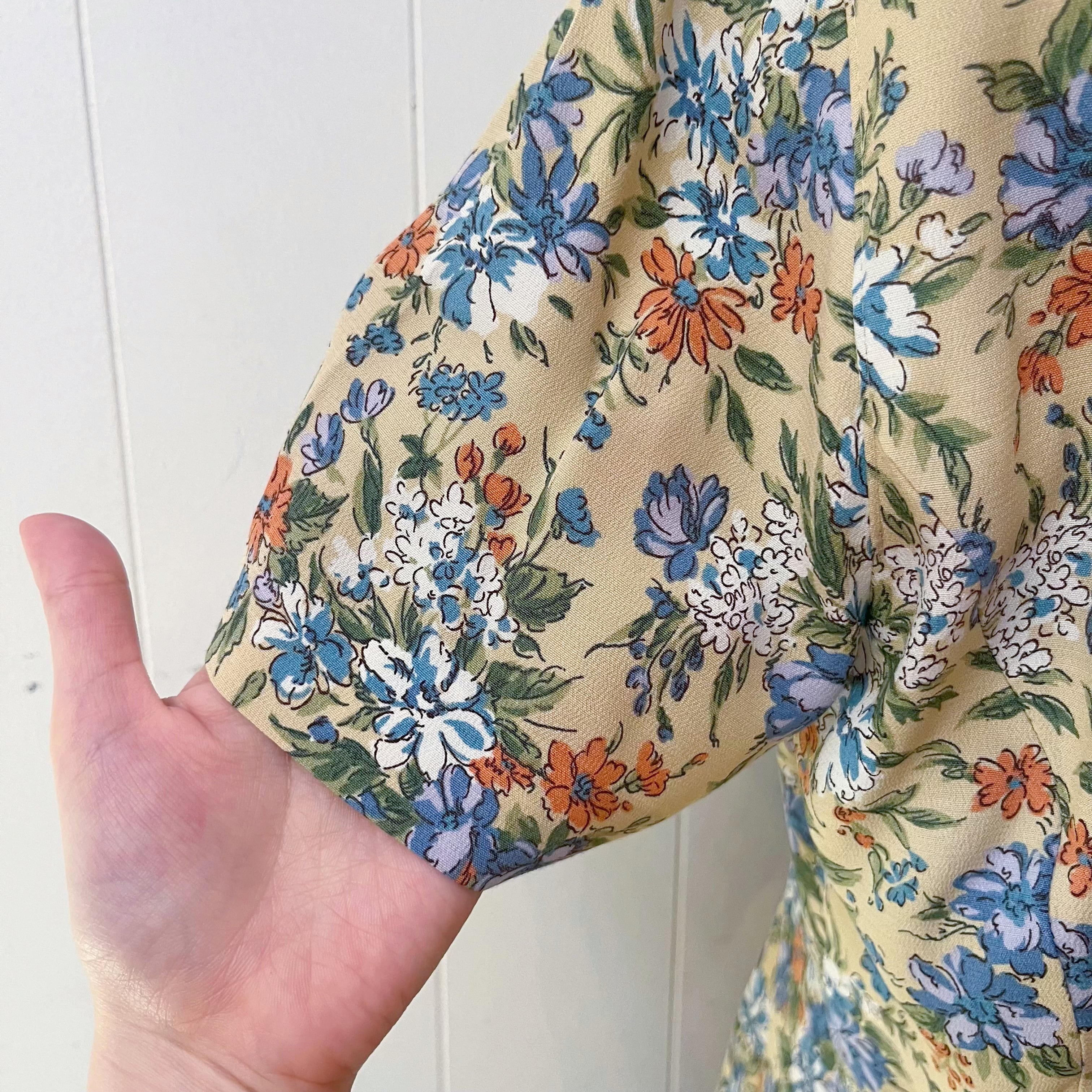 KEITH / lace collar flower one-piece