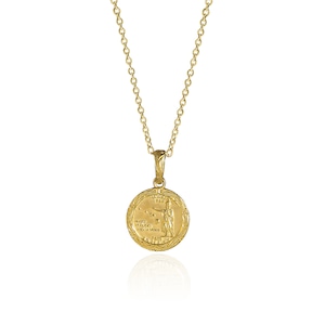 316L hawaiian coin necklace #N55