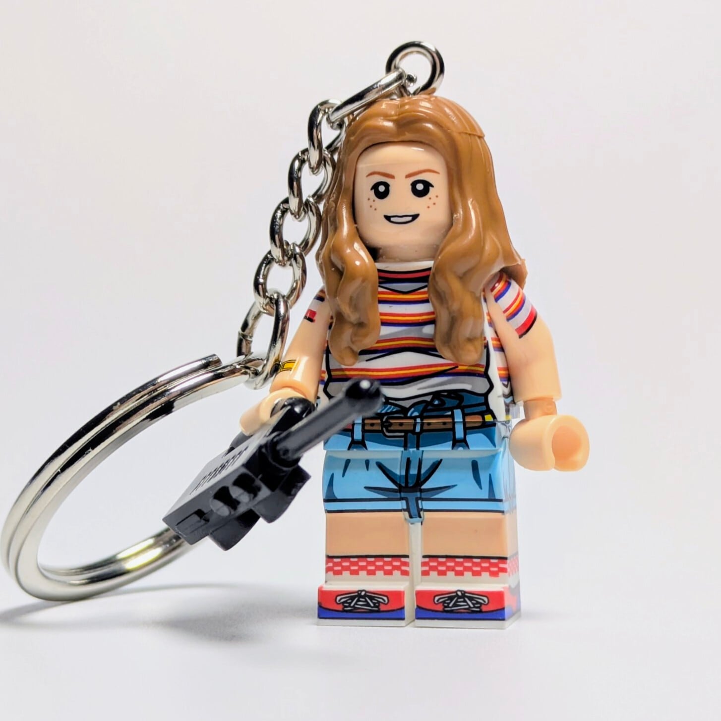 1月下旬再入荷予定!☆ブロックフィギュアキーホルダー☆【 Stranger Things / ストレンジャーシングス 】 マキシーン・メイフィールド / マックス 〚アメリカン雑貨 アメトイ〛