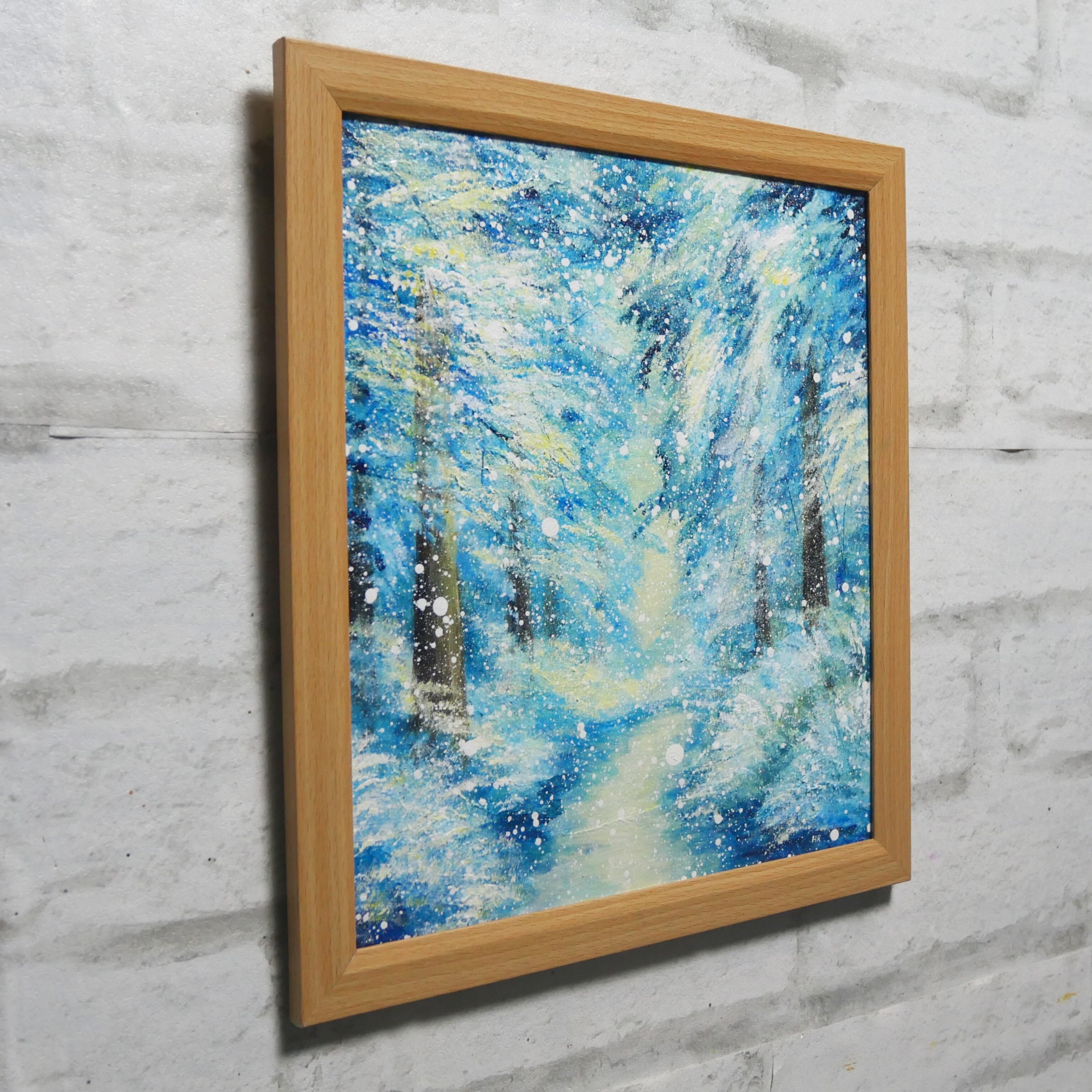 油絵 油彩 油彩画 絵 絵画 【朝一の冬の光景】 | HIROSHI1990