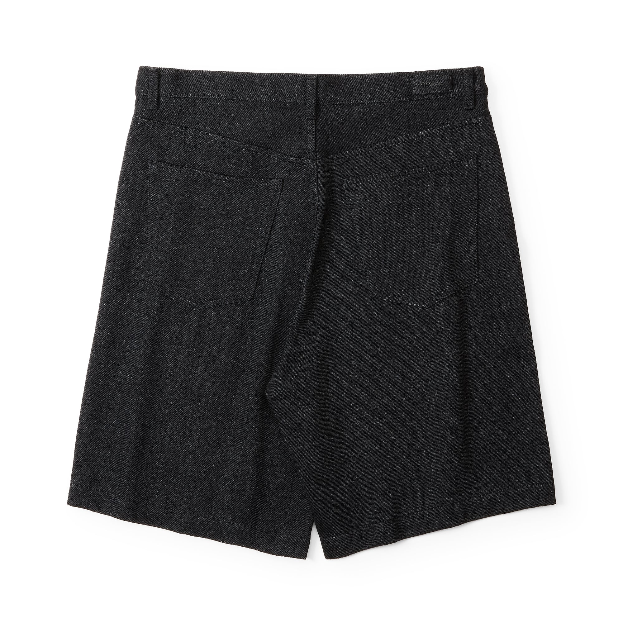 everyone soft denim shorts (BLACK) | everyone