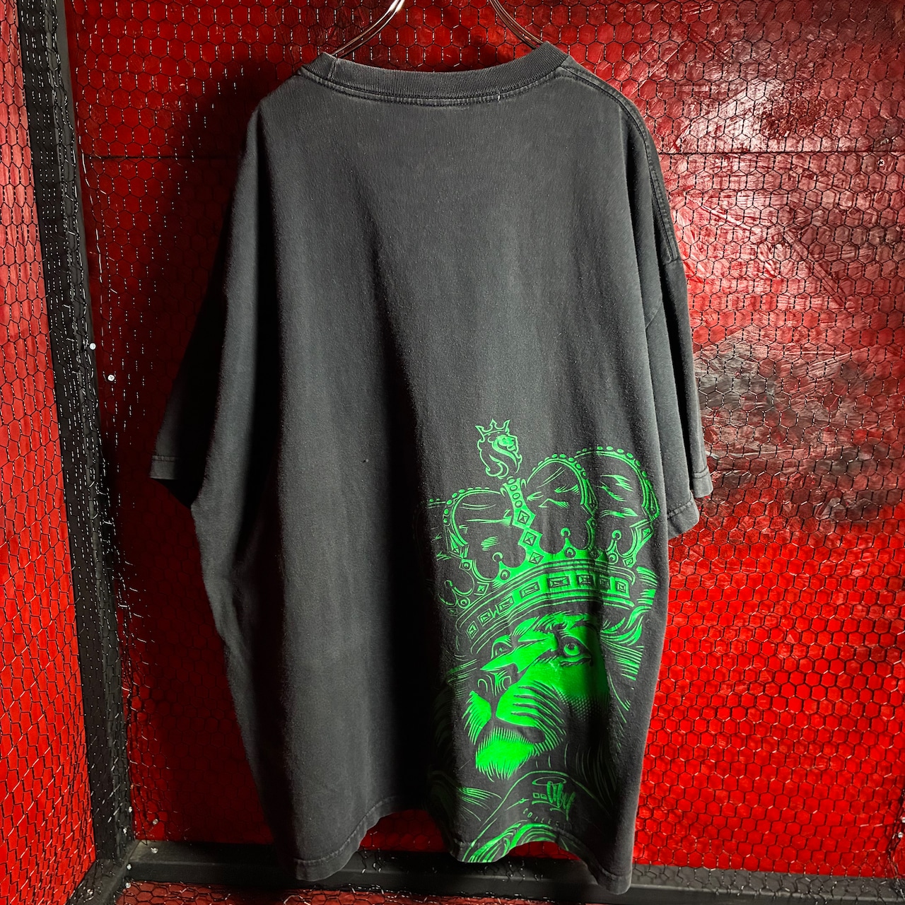 OGABEL グラフィックTシャツ ライオン ラスタカラー ビッグサイズ