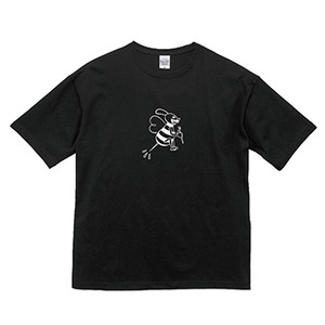ペグBee プリントTシャツ（ブラック）｜親子リンクコーデ対応