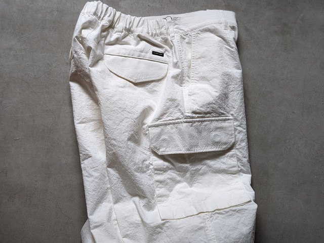 【STUDIO ORIBE】WIDE FRENCH CARGO PANTS／RIPSTOP・夏素材（Unisex）　|　JAMES&CO.