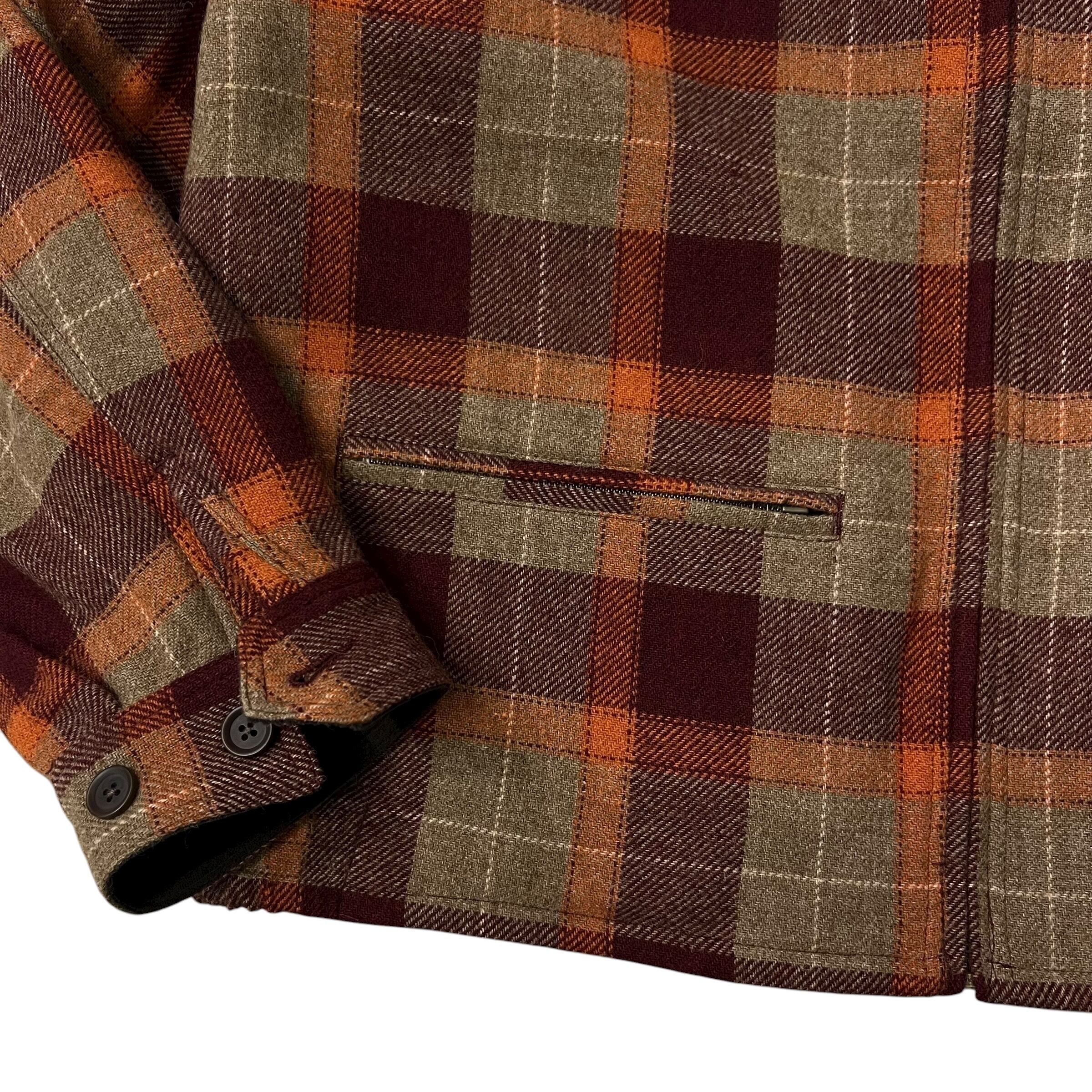 PWA / REFINEWOOL CHECK DRIZZLER BEIGE CHK | THE NEWAGE CLUB