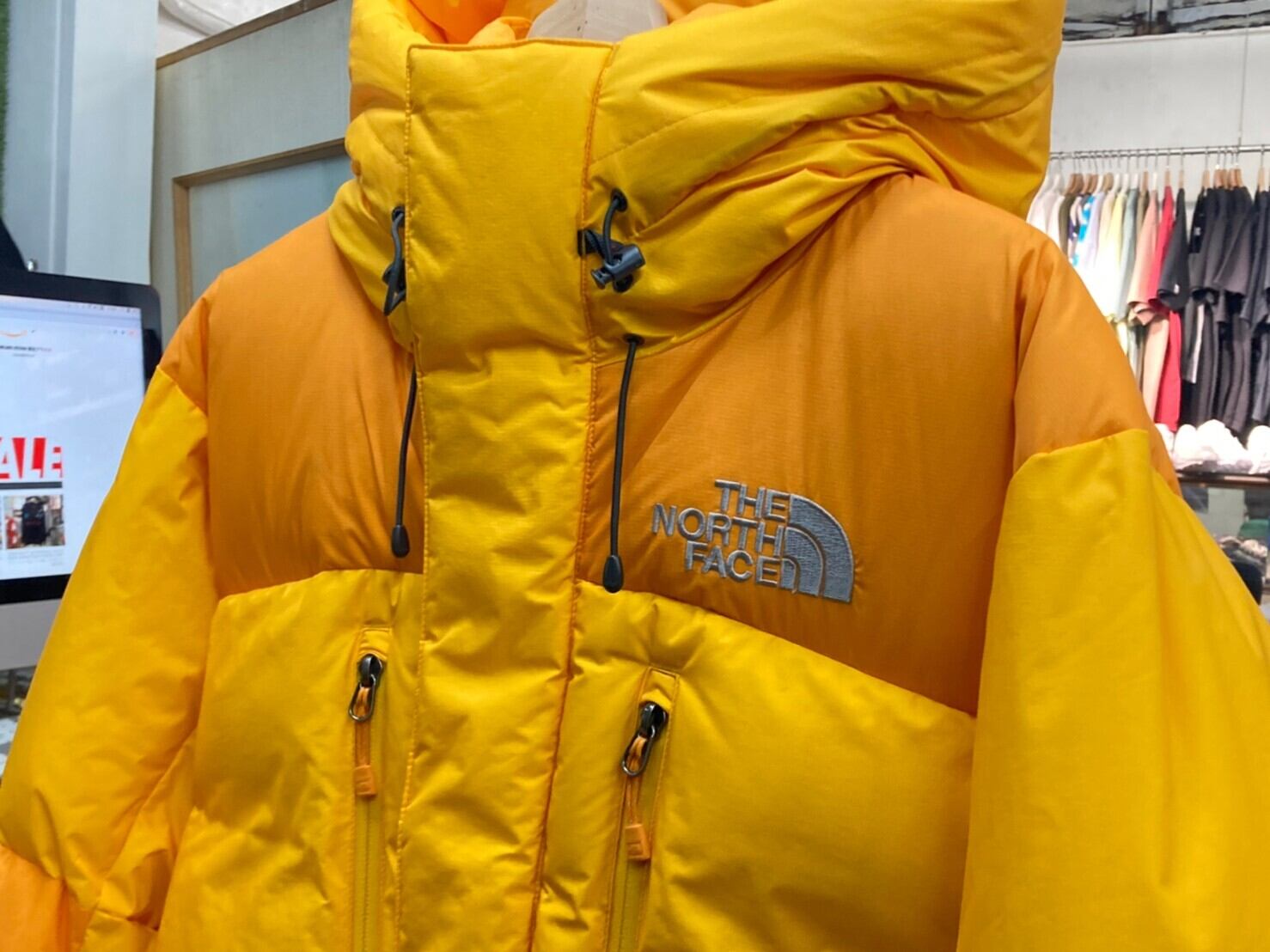 THE NORTH FACE PRISM DOWN JACKET GOLDEN YELLOW LARGE ND51710Z  