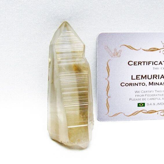 レムリアンシード スモーキークォーツ 原石 ブラジル ミナスジェライス州 コリント産 一点物 おまかせ便 171-7452