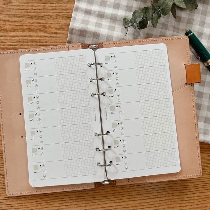 バイブルサイズ/体調管理リフィル