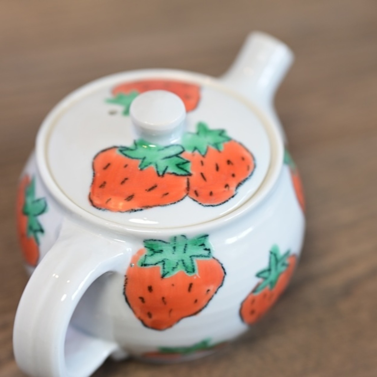 村田菜穂美作　ティーポット「いちご」 A［2104130002007］