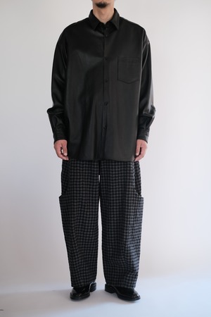 Graphpaper / Sheep Leather Oversized Shirt
