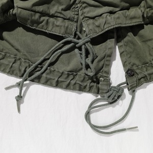 美品 XS 68年 アルミジップ M-65 Fishtail Parka Shell 米軍実物 モッズコート