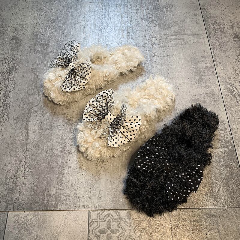 ミュールレッドカジュアルリボン 靴 シューズ フェイクシューズ48955344050