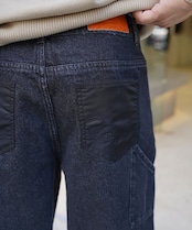 【#Re:room】NYRON SWITCHING PAINTER WIDE DENIM［REP231］