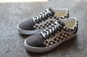VANS ラメチェッカーフラッグ OLD SKOOL