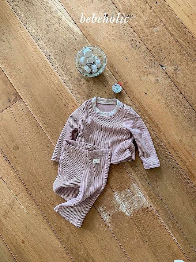 予約⌇BEBEHOLIC / Pepper shirring set