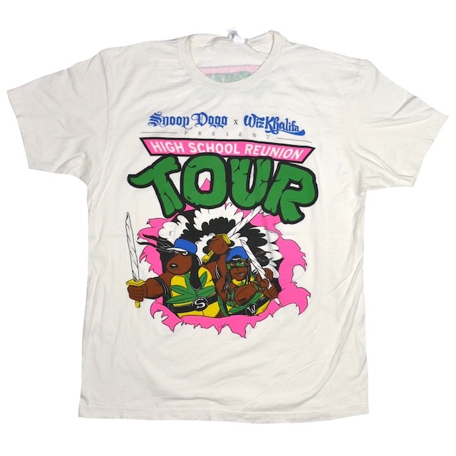 USED【L】Snoop Dogg Wiz Khalifa High School Reunion Tour 2023 Tee / TULTEX