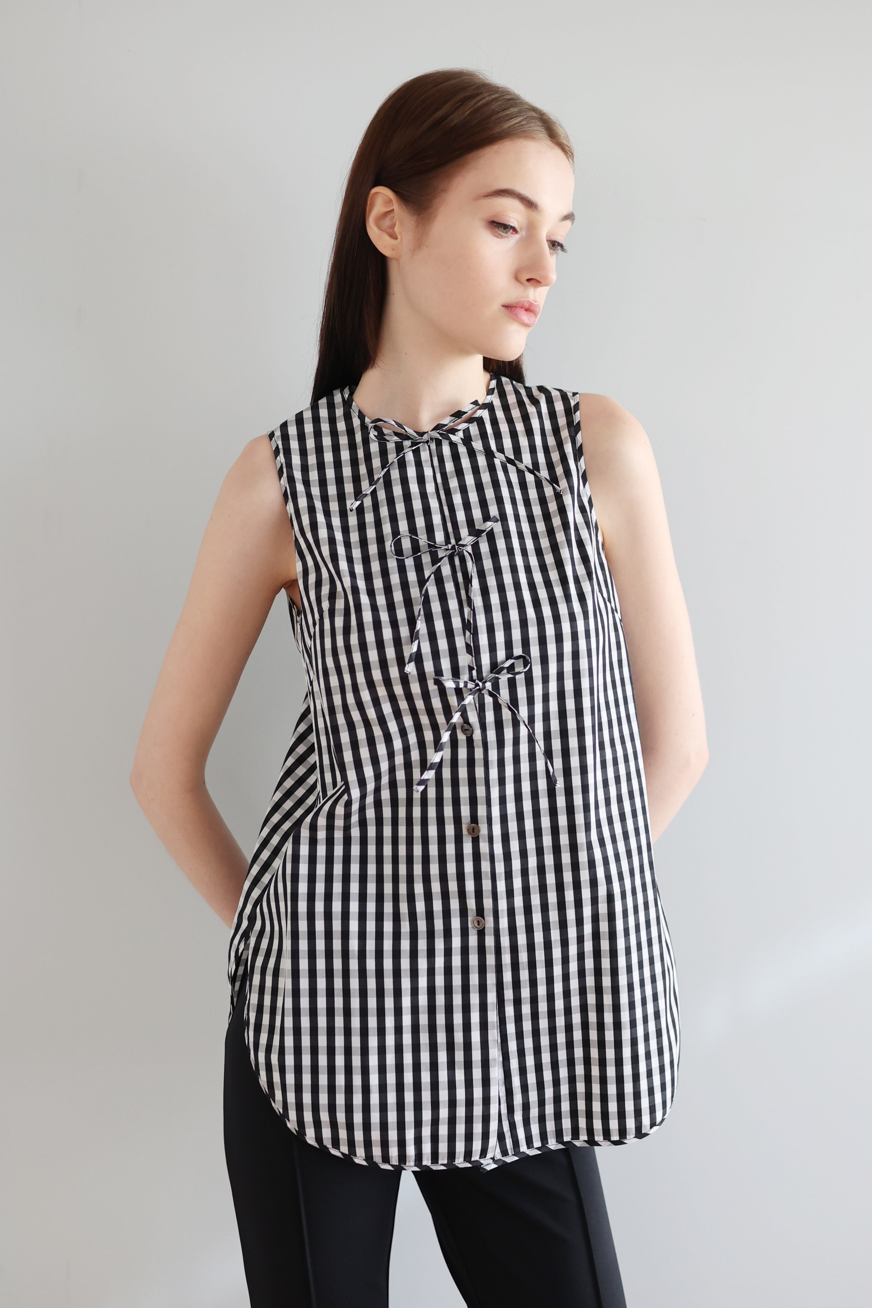 GINGHAM CHECK SHIRT【残りわずか】 | AMICA・kids