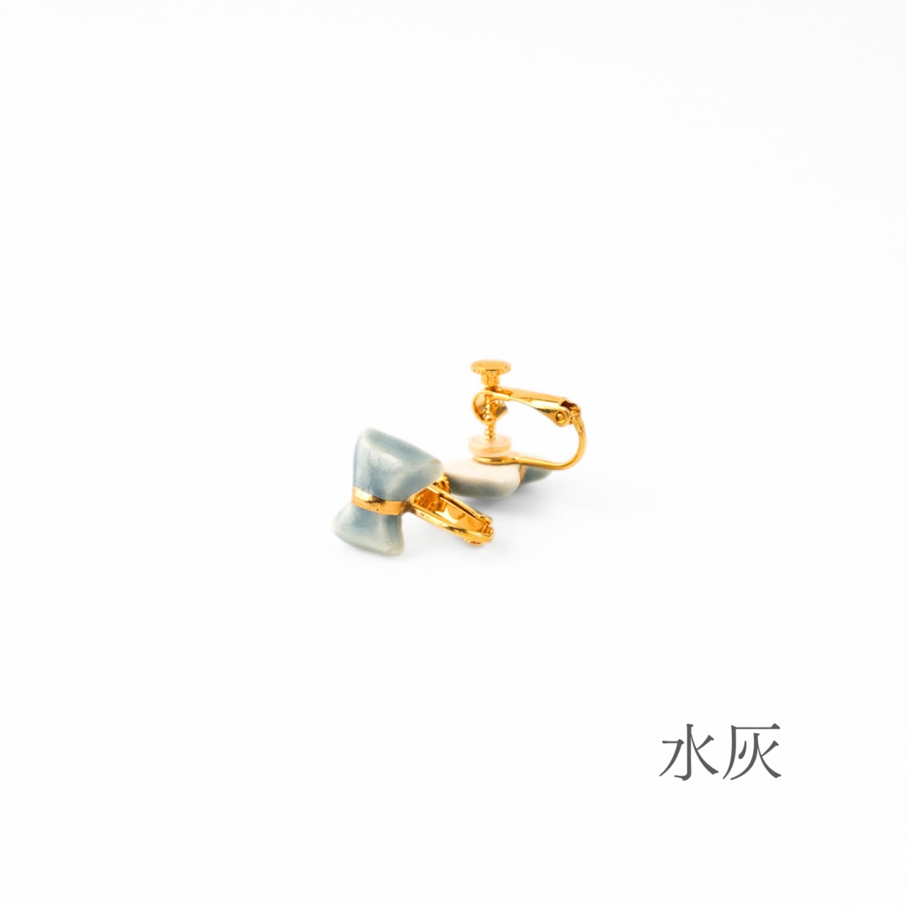 リボン ピアス/イヤリング