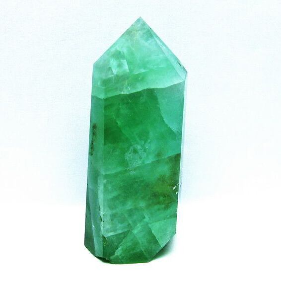 1.2Kg フローライト 原石 六角柱 蛍石 152-1538