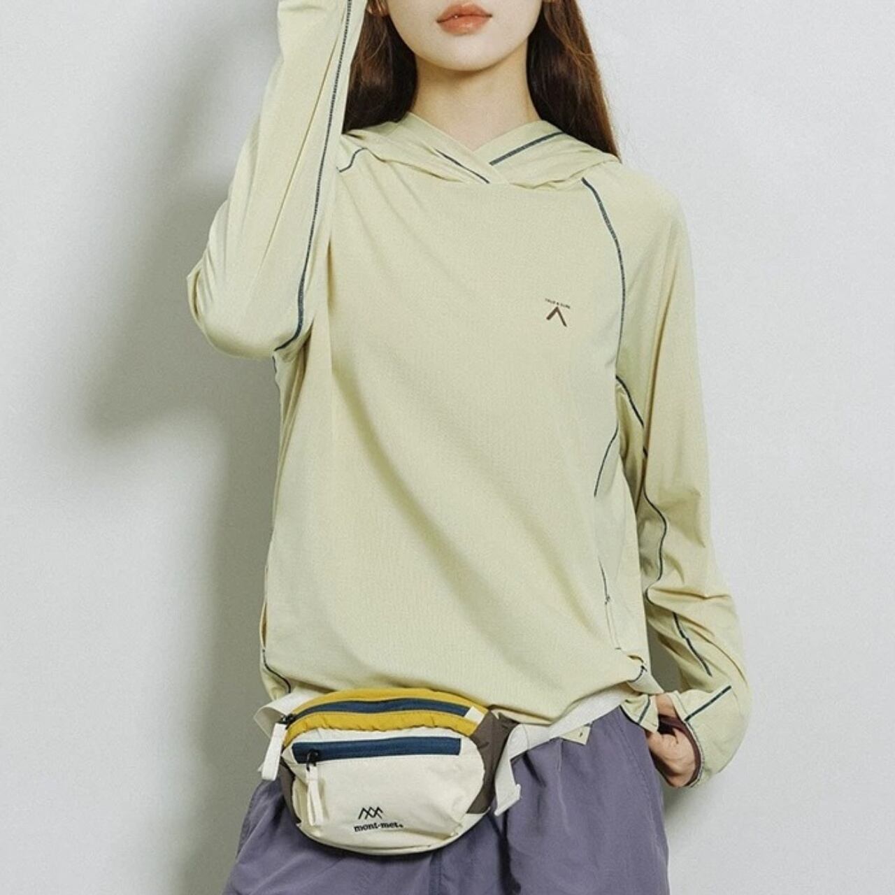 ステッチフーディーロングスリーブTシャツ C01471
