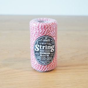 DULTON (ダルトン) TWISTED STRING WHITE/RED ツイステッド ストリング ホワイト/レッド