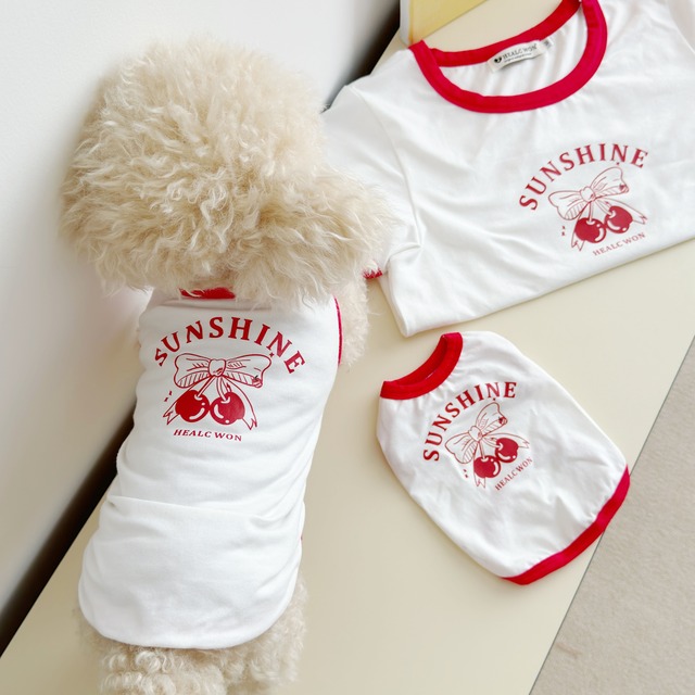 チェリーのSUNSHINETシャツ　　3400