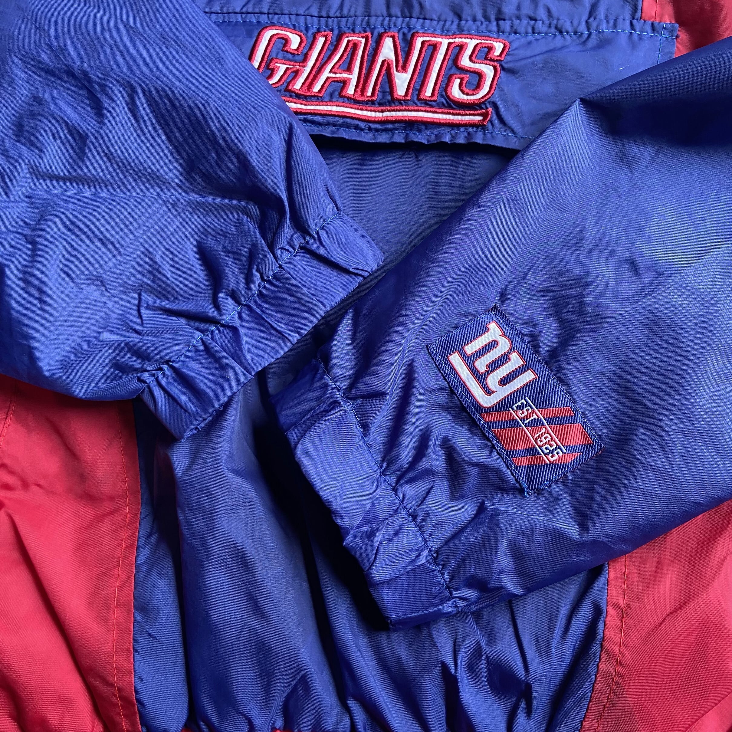 NFL NEWYORK GIANTS ニューヨークジャイアンツ ハーフジップ フリースプルオーバー メンズXL /eaa376439