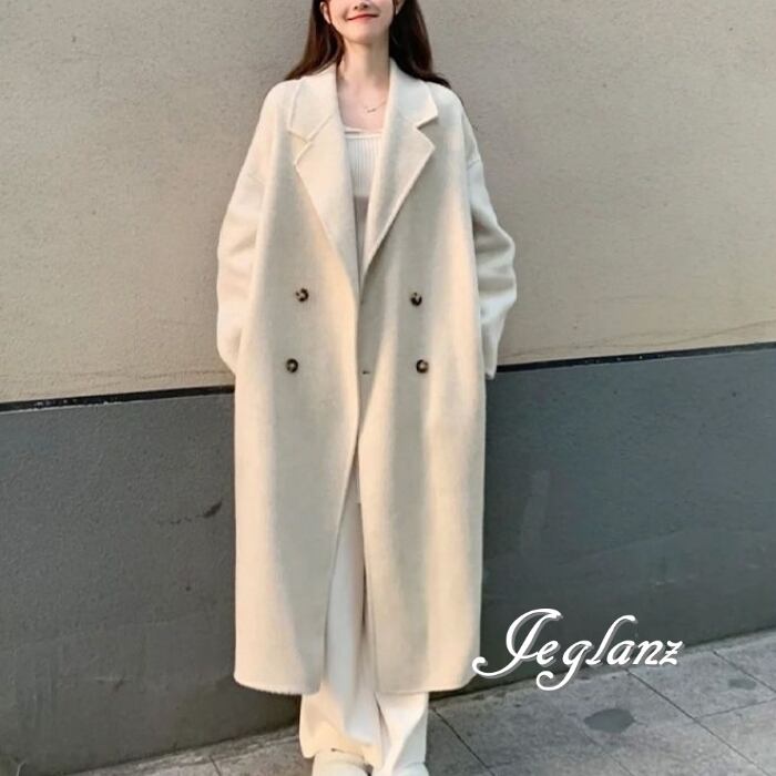 6色 ニット ガウンコート チェスター テーラード ダブルブレスト(MB276)τ