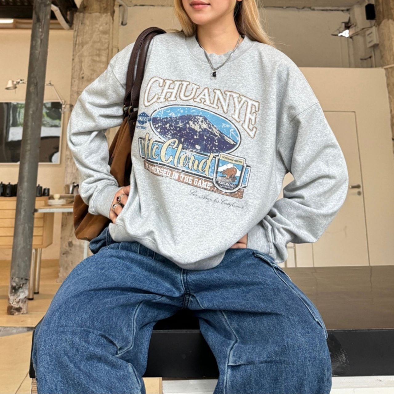 マウンテンロゴグラフィックスウェット R00706