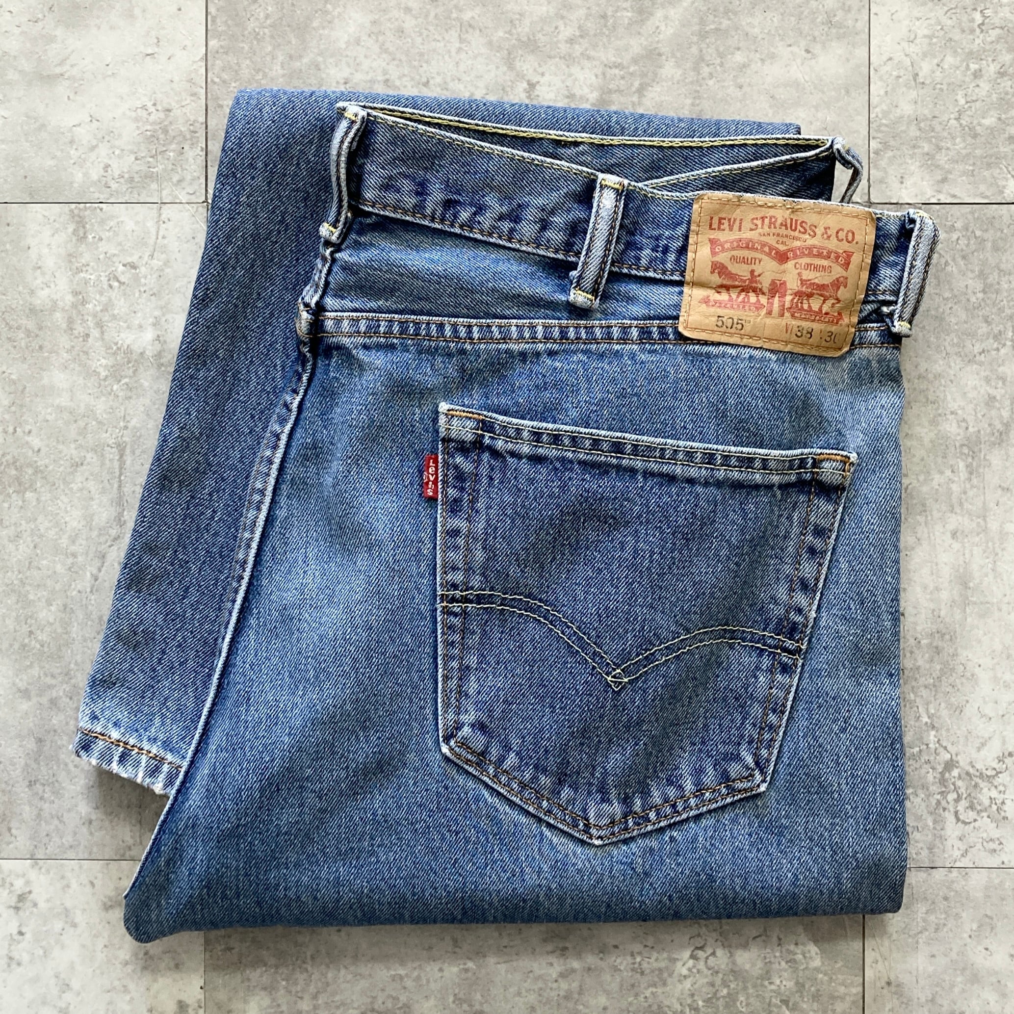 W36 L38】00s US.Levis 501xx リーバイス バレンシア工場(555) ボタン